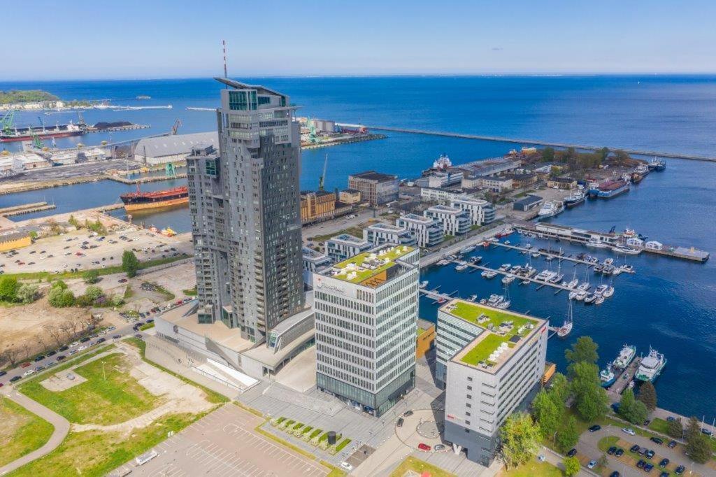 Appartement Apartament W Sea Towers Z Pieknym Widokiem à Gdynia Extérieur photo